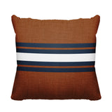 Beau Striped Reversible Indoor/Outdoor Square Pillow