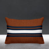 Beau Striped Reversible Indoor/Outdoor Rectangular Pillow
