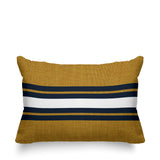 Beau Striped Reversible Indoor/Outdoor Rectangular Pillow