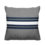 Beau Striped Reversible Indoor/Outdoor Square Pillow