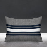 Beau Striped Reversible Indoor/Outdoor Rectangular Pillow