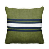Beau Striped Reversible Indoor/Outdoor Square Pillow