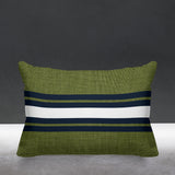 Beau Striped Reversible Indoor/Outdoor Rectangular Pillow