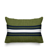 Beau Striped Reversible Indoor/Outdoor Rectangular Pillow