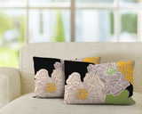 Becca Floral Reversible Indoor/Outdoor Rectangular Pillow