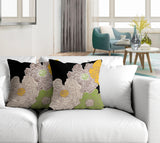 Becca Floral Reversible Indoor/Outdoor Square Pillow