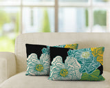 Becca Floral Reversible Indoor/Outdoor Rectangular Pillow