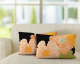 Becca Floral Reversible Indoor/Outdoor Rectangular Pillow