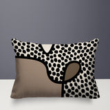 Beck Abstract Reversible Indoor/Outdoor Rectangular Pillow