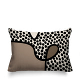Beck Abstract Reversible Indoor/Outdoor Rectangular Pillow