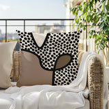 Beck Abstract Square Indoor/Outdoor Throw Pillow