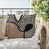 Beck Abstract Square Indoor/Outdoor Throw Pillow