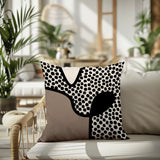 Beck Abstract Square Indoor/Outdoor Throw Pillow