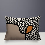 Beck Abstract Reversible Indoor/Outdoor Rectangular Pillow
