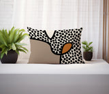 Beck Abstract Reversible Indoor/Outdoor Rectangular Pillow