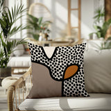Beck Abstract Square Indoor/Outdoor Throw Pillow