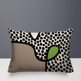 Beck Abstract Reversible Indoor/Outdoor Rectangular Pillow