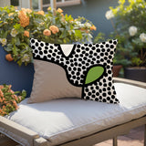 Beck Abstract Reversible Indoor/Outdoor Rectangular Pillow