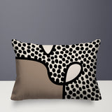 Beck Abstract Reversible Indoor/Outdoor Rectangular Pillow