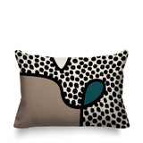 Beck Abstract Reversible Indoor/Outdoor Rectangular Pillow