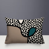 Beck Abstract Reversible Indoor/Outdoor Rectangular Pillow