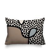 Beck Abstract Reversible Indoor/Outdoor Rectangular Pillow