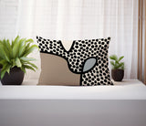 Beck Abstract Reversible Indoor/Outdoor Rectangular Pillow