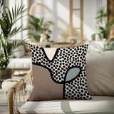 Beck Abstract Square Indoor/Outdoor Throw Pillow