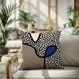 Beck Abstract Square Indoor/Outdoor Throw Pillow