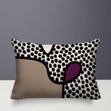 Beck Abstract Reversible Indoor/Outdoor Rectangular Pillow