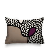 Beck Abstract Reversible Indoor/Outdoor Rectangular Pillow
