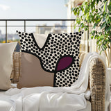 Beck Abstract Square Indoor/Outdoor Throw Pillow