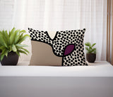 Beck Abstract Reversible Indoor/Outdoor Rectangular Pillow