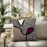 Beck Abstract Square Indoor/Outdoor Throw Pillow
