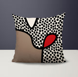 Beck Abstract Square Indoor/Outdoor Throw Pillow