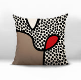 Beck Abstract Square Indoor/Outdoor Throw Pillow