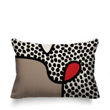 Beck Abstract Reversible Indoor/Outdoor Rectangular Pillow
