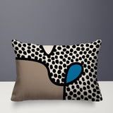 Beck Abstract Reversible Indoor/Outdoor Rectangular Pillow