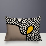Beck Abstract Reversible Indoor/Outdoor Rectangular Pillow
