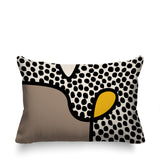 Beck Abstract Reversible Indoor/Outdoor Rectangular Pillow