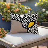 Beck Abstract Reversible Indoor/Outdoor Rectangular Pillow