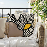 Beck Abstract Square Indoor/Outdoor Throw Pillow