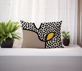 Beck Abstract Reversible Indoor/Outdoor Rectangular Pillow