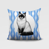Ragdoll Cat Indoor/Outdoor Reversible Square Pillow