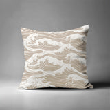 Copley Ocean Waves Square Indoor/Outdoor Throw Pillow
