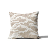 Copley Ocean Waves Square Indoor/Outdoor Throw Pillow