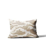 Copley Ocean Waves Lumbar Indoor/Outdoor Throw Pillow