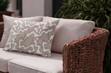 Dominique Abstract Reversible Indoor/Outdoor Rectangular Pillow