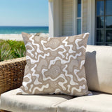Dominique Coral Reefs Lumbar Indoor/Outdoor Throw Pillow