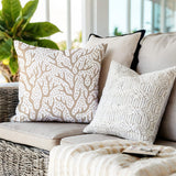 Fischer Coral Reefs Square Indoor/Outdoor Throw Pillow